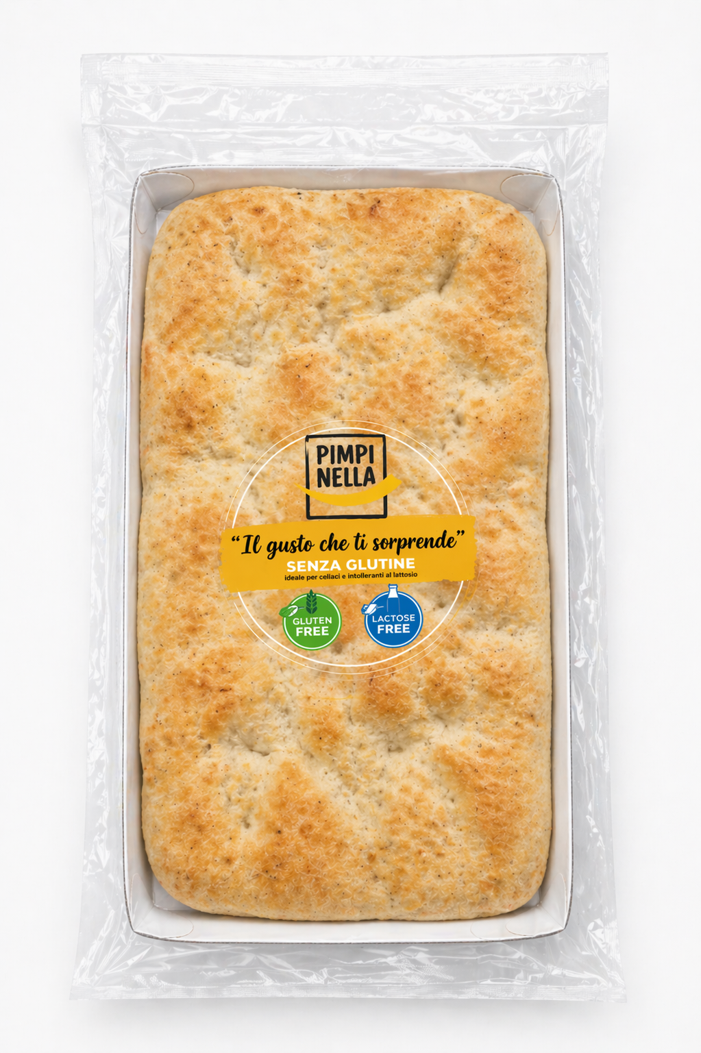 PIZZA IN TEGLIA GLUTEN FREE CONFEZIONE DA 8 PEZZI